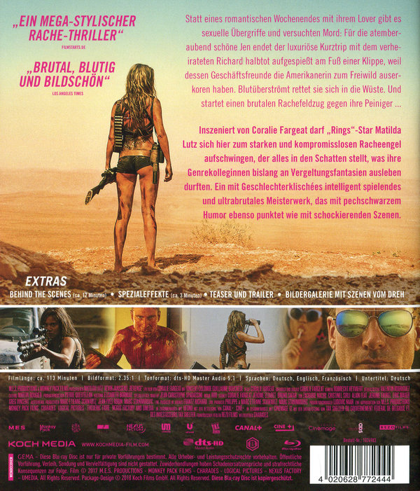 Revenge - Uncut Edition (blu-ray)