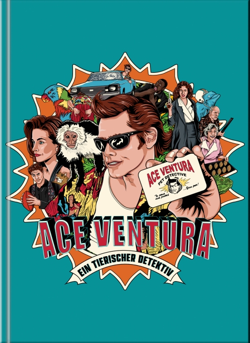 Ace Ventura - Ein tierischer Detektiv - Uncut Mediabook Edition (blu-ray) (B)