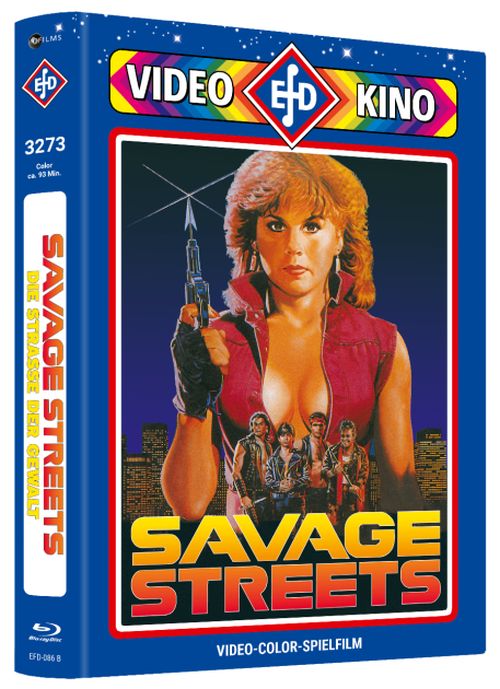 Savage Streets - Strasse der Gewalt - Uncut Prestige Mediabook Edition (DVD+blu-ray) (B)