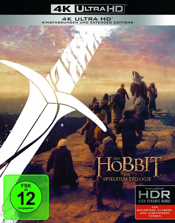 Hobbit, Der - Die Spielfilm Trilogie - Extended Edition (4K Ultra HD)