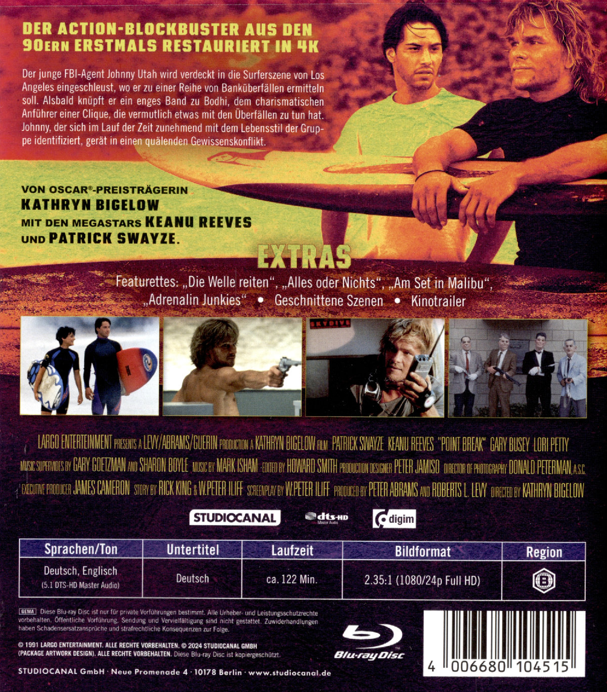 Gefährliche Brandung - Point Break  (Blu-ray Disc)