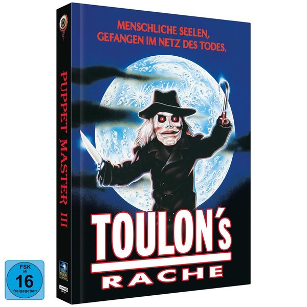 Puppet Master 3 - Toulons Rache - Uncut Mediabook Edition  (4K Ultra HD+blu-ray) (C)