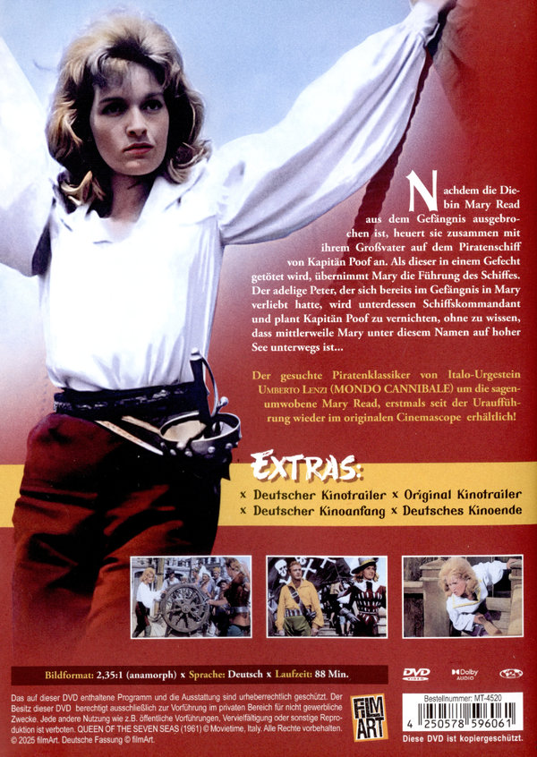 Unter der schwarzen Flagge der Piraten (Piratenkapitän Mary)  (DVD)