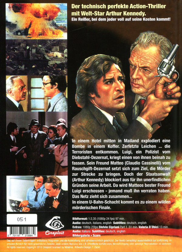 Killer Cop - La Polizia ha le mani legate - Uncut Mediabook Edition (blu-ray) (D)