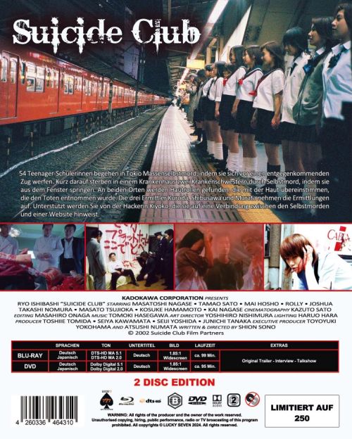 Suicide Club - Uncut Edition  (DVD+blu-ray)