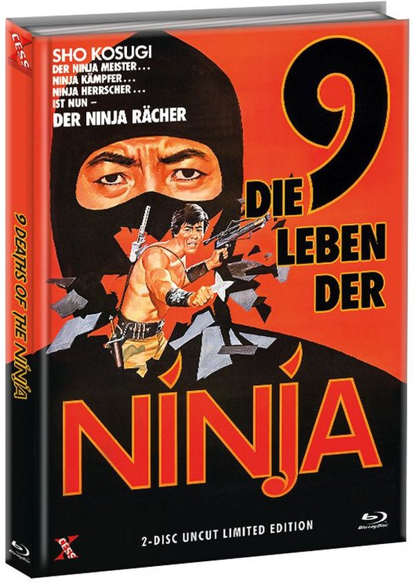 9 Leben der Ninja, Die - Uncut Mediabook Edition (DVD+blu-ray) (A)