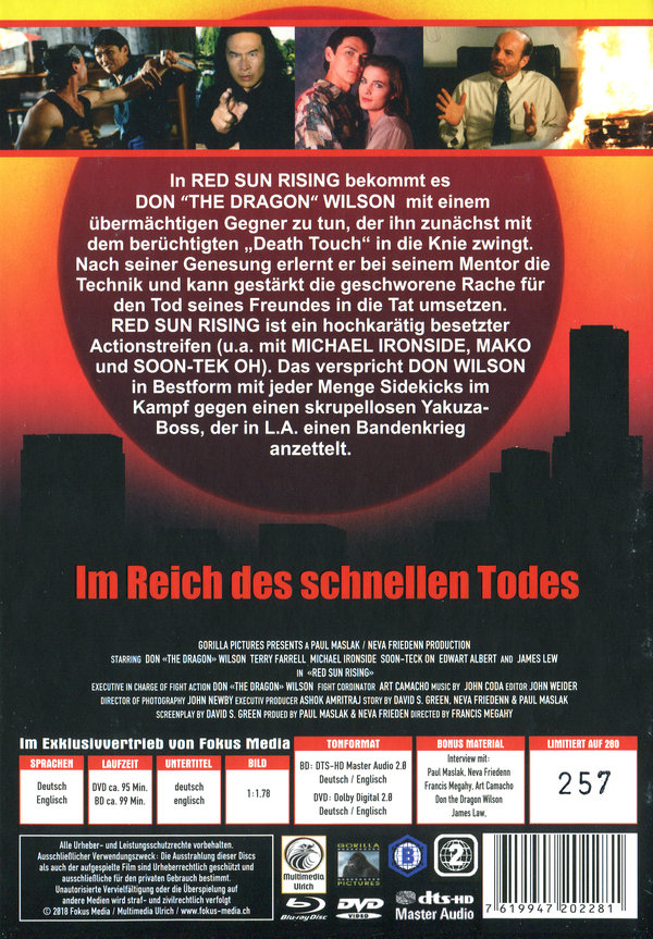 Red Sun Rising - Uncut Mediabook Edition (DVD+blu-ray) (A)