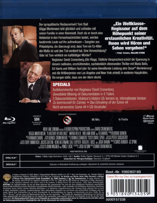 A History of Violence (blu-ray)