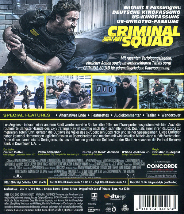 Criminal Squad (blu-ray)