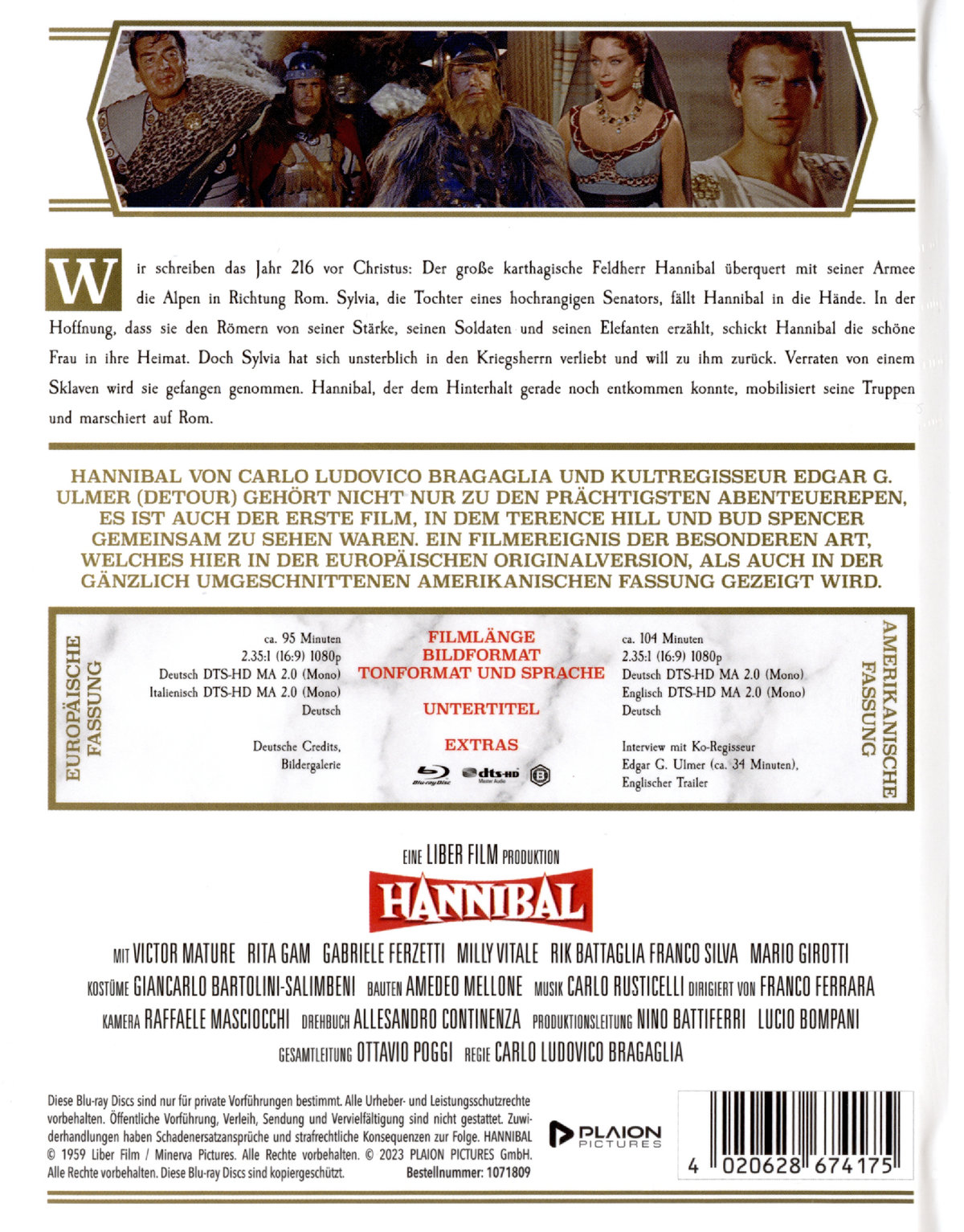 Hannibal - Limited Mediabook Edition (blu-ray)