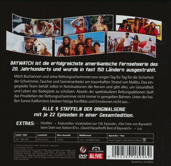 Baywatch - Staffeln 1-9 - Komplettbox