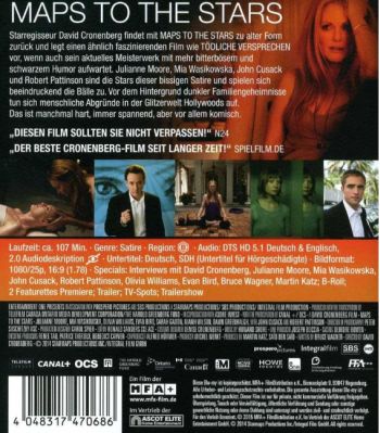 Maps to the Stars (blu-ray)