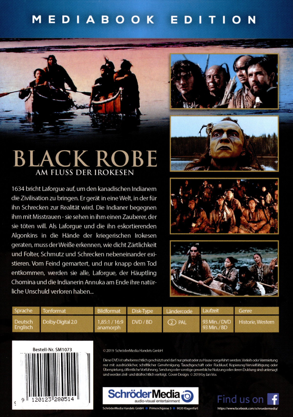 Black Robe - Uncut Mediabook Edition (DVD+blu-ray)