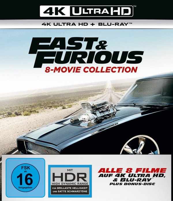 Fast & Furious - 8-Movie Collection (4K Ultra HD)