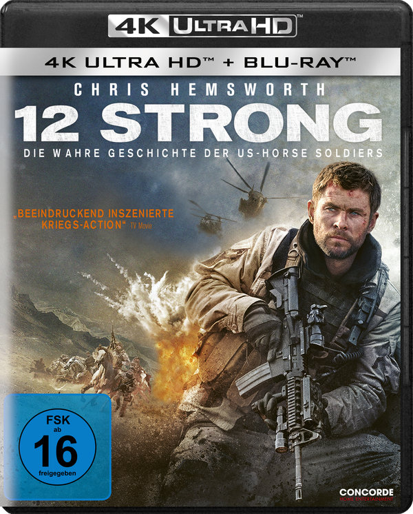12 Strong - Die wahre Geschichte der US-Horse Soldiers (4K Ultra HD)