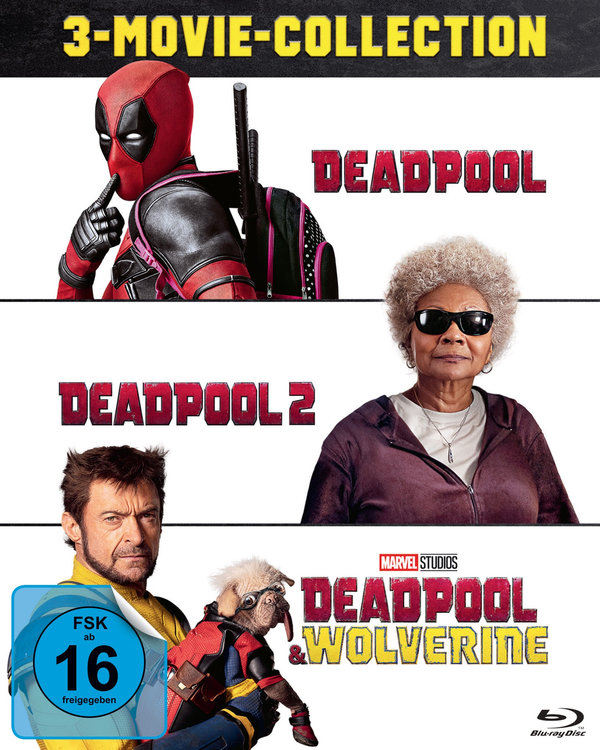 Deadpool - 3-Movie-Collection  [3 BRs]  (Blu-ray Disc)