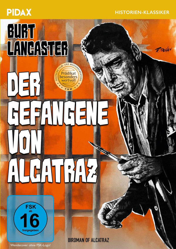 Der Gefangene von Alcatraz (Birdman of Alcatraz) / Mit dem Prädikat BESONDERS WERTVOLL ausgezeichneter Kultfilm mit Starbesetzung (Pidax Historien-Klassiker)  (DVD)