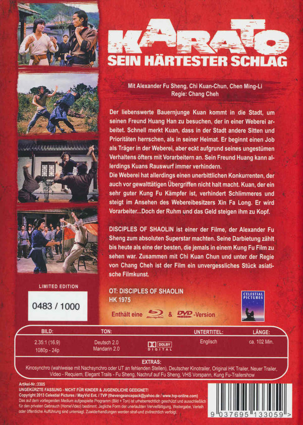 Karato - Sein härtester Schlag - Uncut Mediabook Edition (DVD+blu-ray)