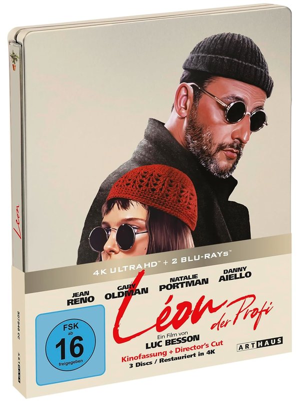 Leon - Der Profi - Definitive Edition - Limited Steelbook (4K-UHD + 2 Blu-rays)