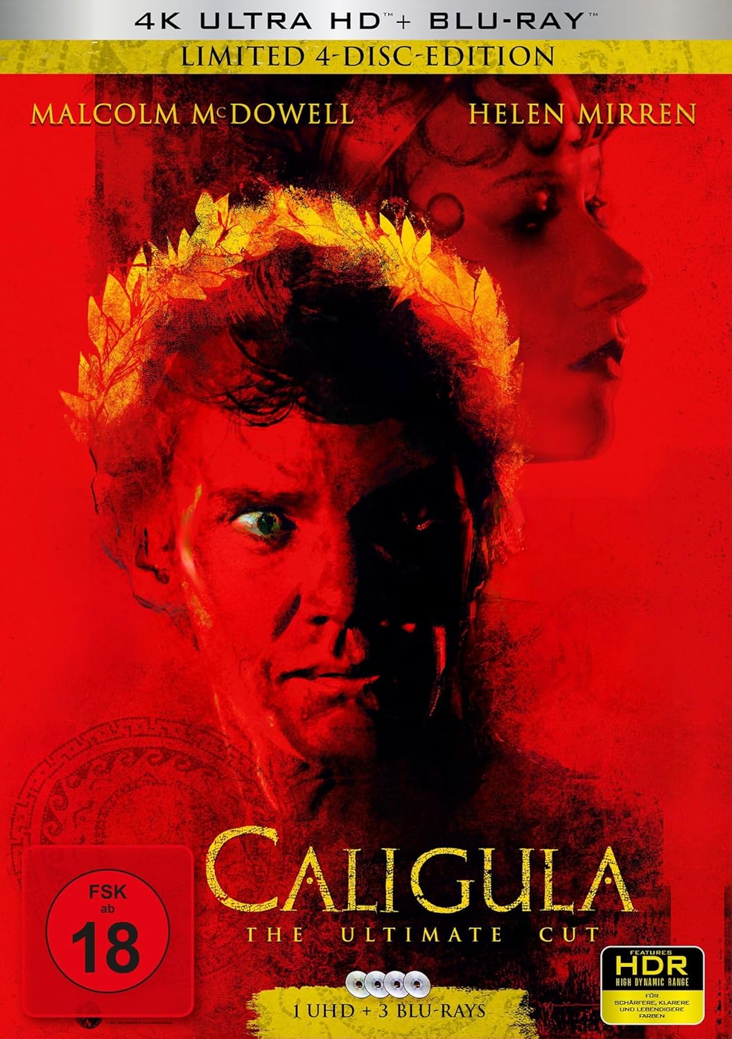 Caligula - The Ultimate Cut - Uncut Mediabook Edition  (4K Ultra HD+blu-ray)