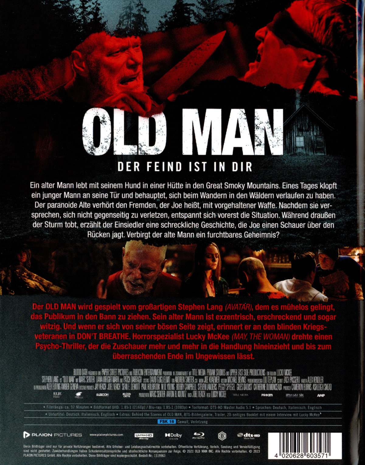 Old Man - Uncut Mediabook Edition (4K Ultra HD+blu-ray)