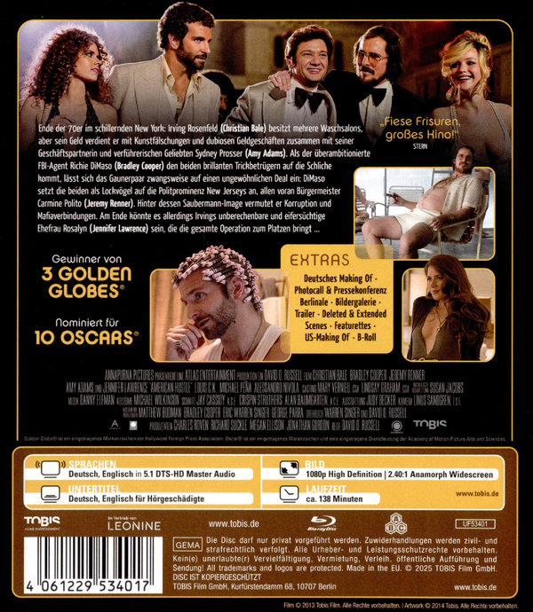 American Hustle  (Blu-ray Disc)