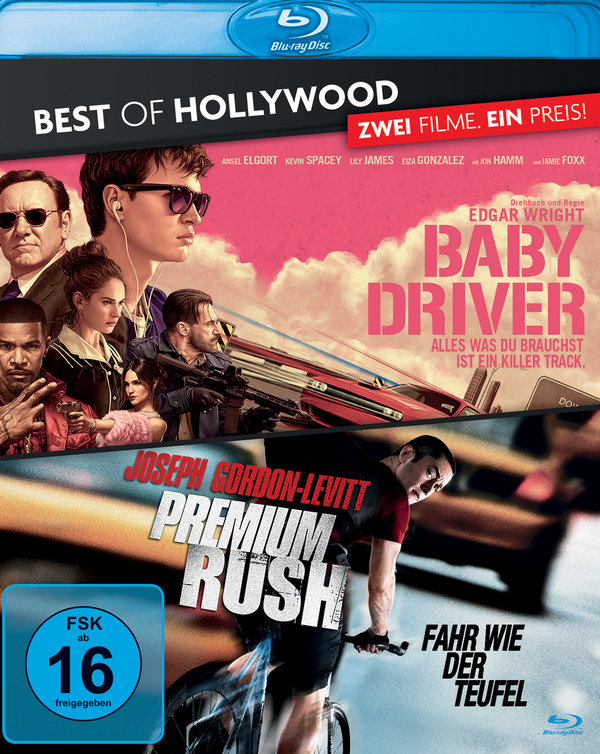 Baby Driver/Premium Rush - Best of Hollywood (blu-ray)