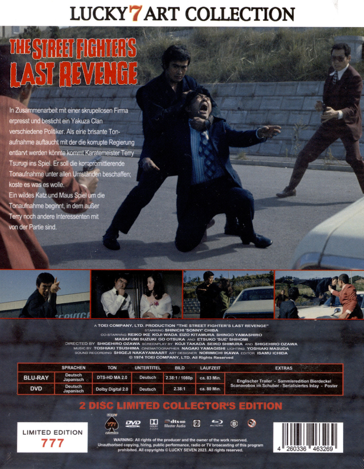 Street Fighters Last Revenge, The (Sonny Chiba) -  - Uncut Edition (blu-ray) 