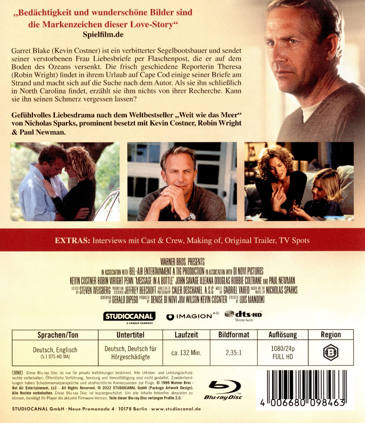 Message in a Bottle (blu-ray)