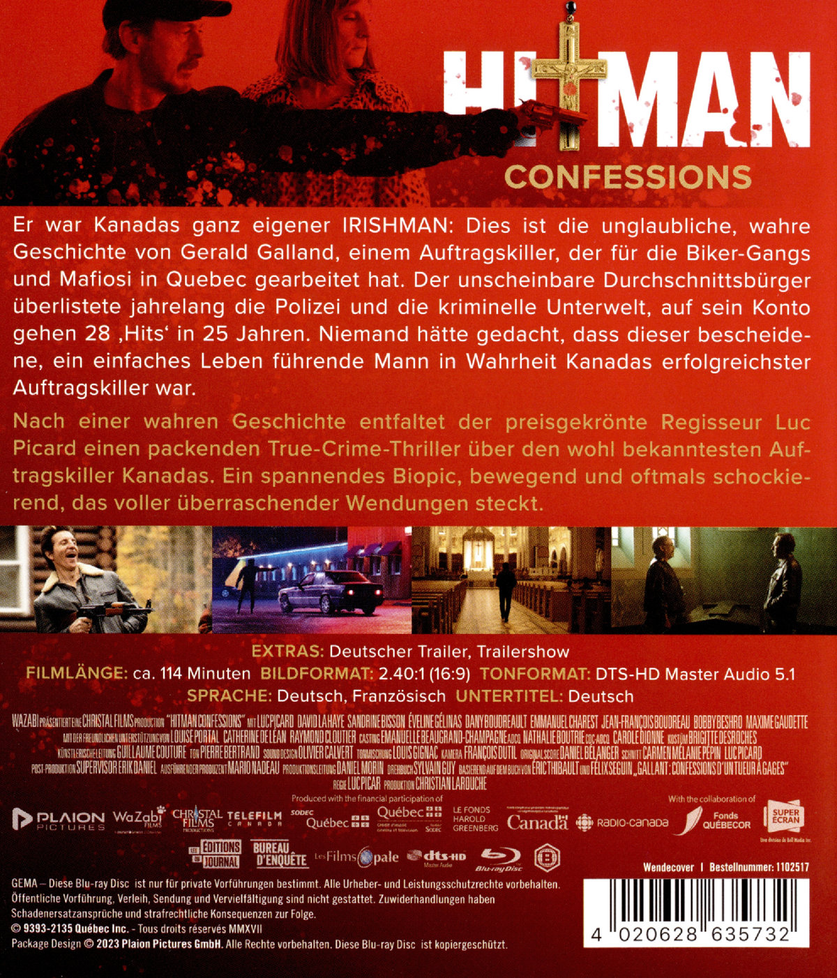 Hitman Confessions (blu-ray)