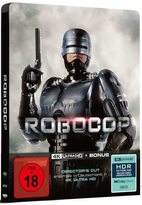 Robocop - Directors Cut - Uncut Steelbook Edition  (4K Ultra HD)