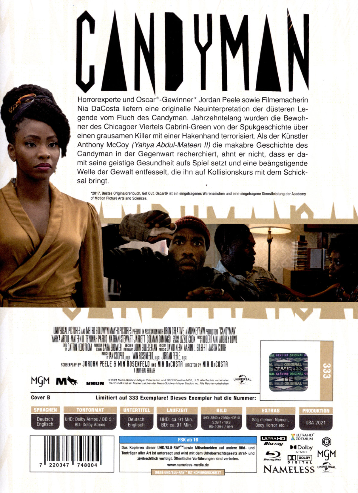 Candyman (2021) - Uncut Mediabook Edition  (4K Ultra HD+blu-ray) (B)