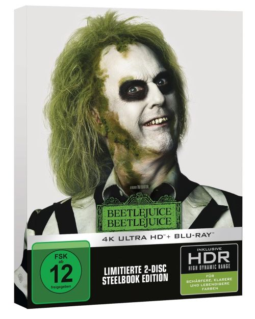 Beetlejuice Beetlejuice - Limited Steelbook Edition  (4K Ultra HD+blu-ray)