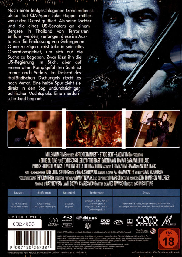 Belly of the Beast - Uncut Mediabook Edition  (DVD+blu-ray) (B)