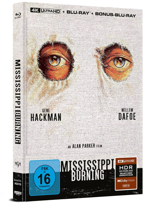 Mississippi Burning - Die Wurzel des Hasses - Uncut Mediabook Edition  (4K Ultra HD+blu-ray)