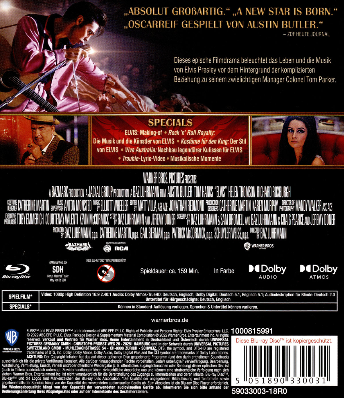 Elvis (blu-ray)