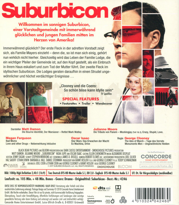 Suburbicon - Willkommen in der Nachbarschaft (blu-ray)