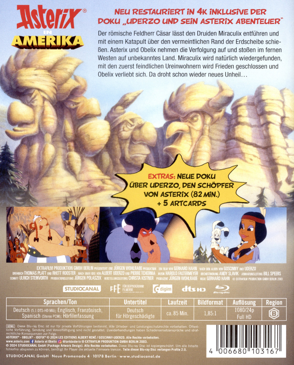 Asterix in Amerika - 30th Anniversary Edition  (Blu-ray Disc)