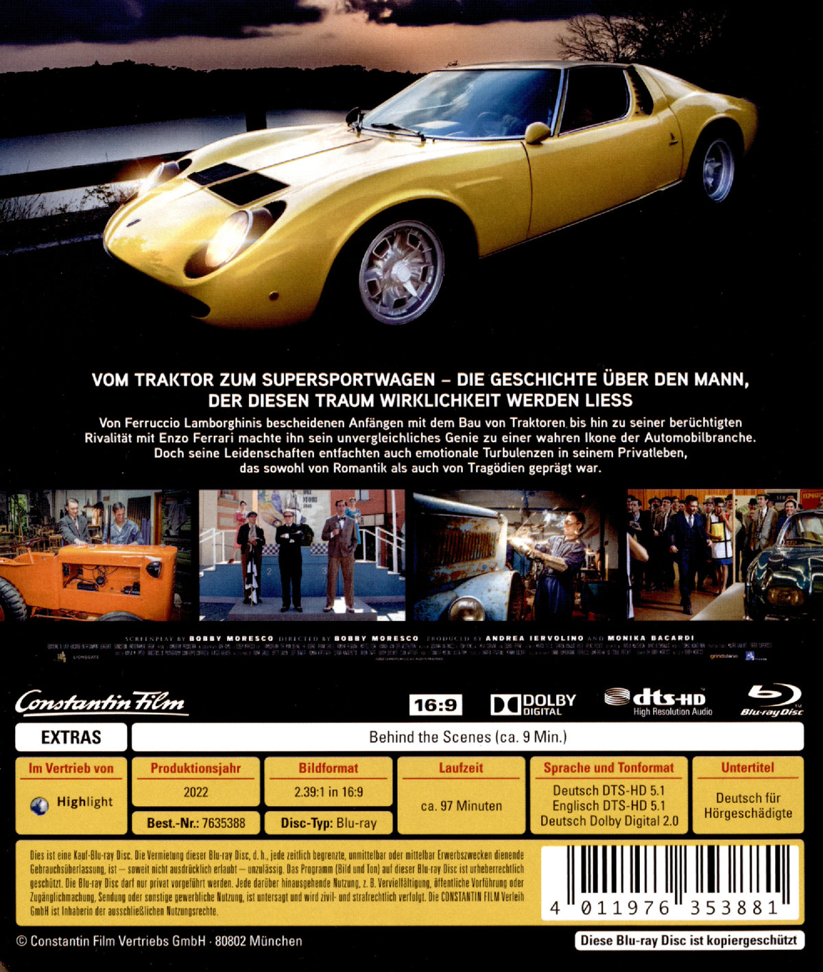 Lamborghini: The Man Behind the Legend  (Blu-ray Disc)