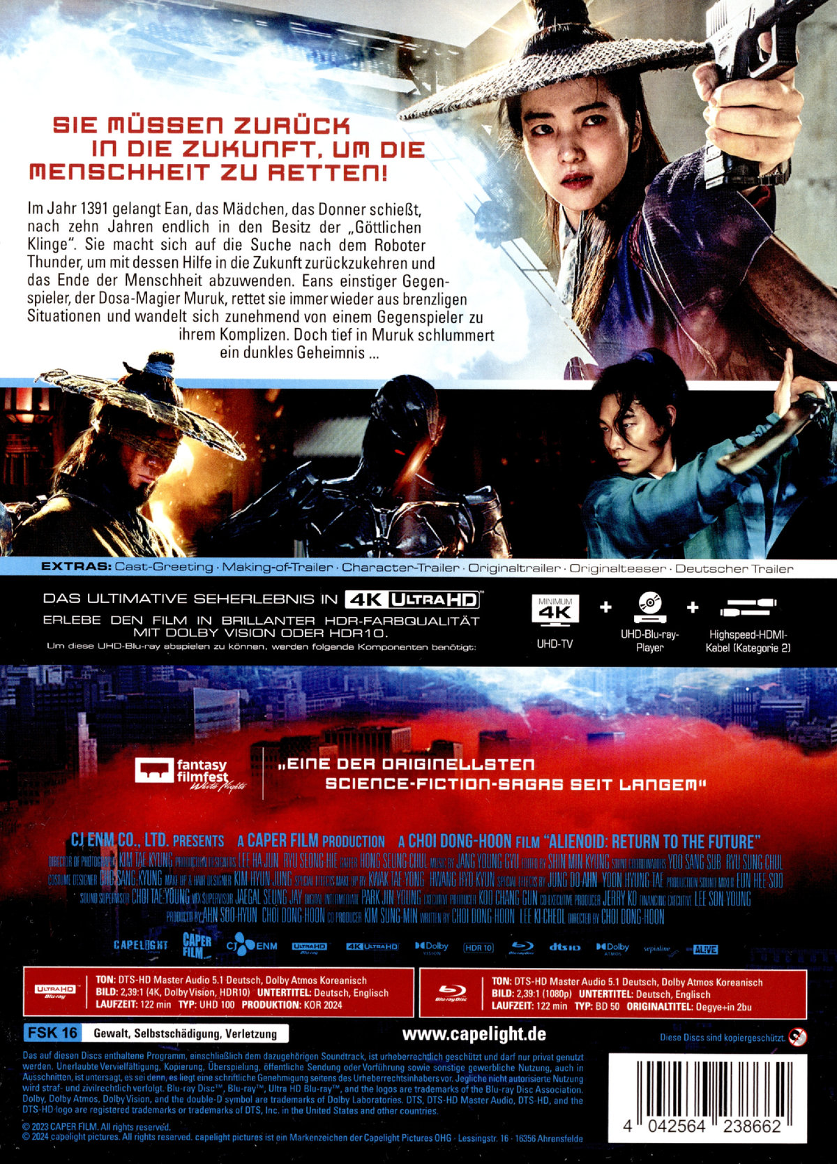 Alienoid 2: Return to the Future - Uncut Mediabook Edition  (4K Ultra HD+blu-ray)