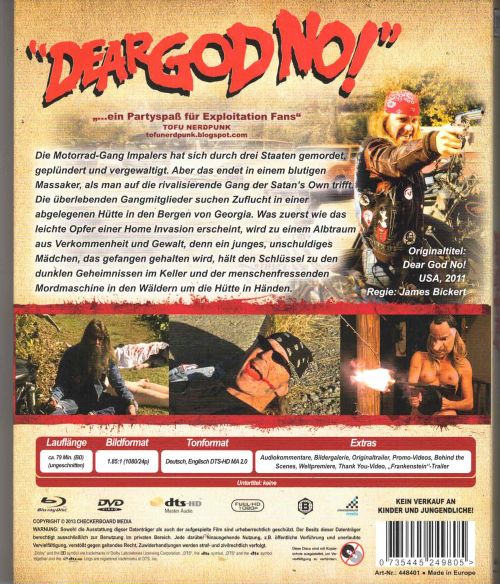 Dear God No! - Uncut Edition  (DVD+blu-ray)