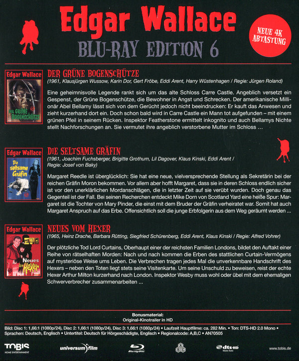 Edgar Wallace Edition 6 (blu-ray)
