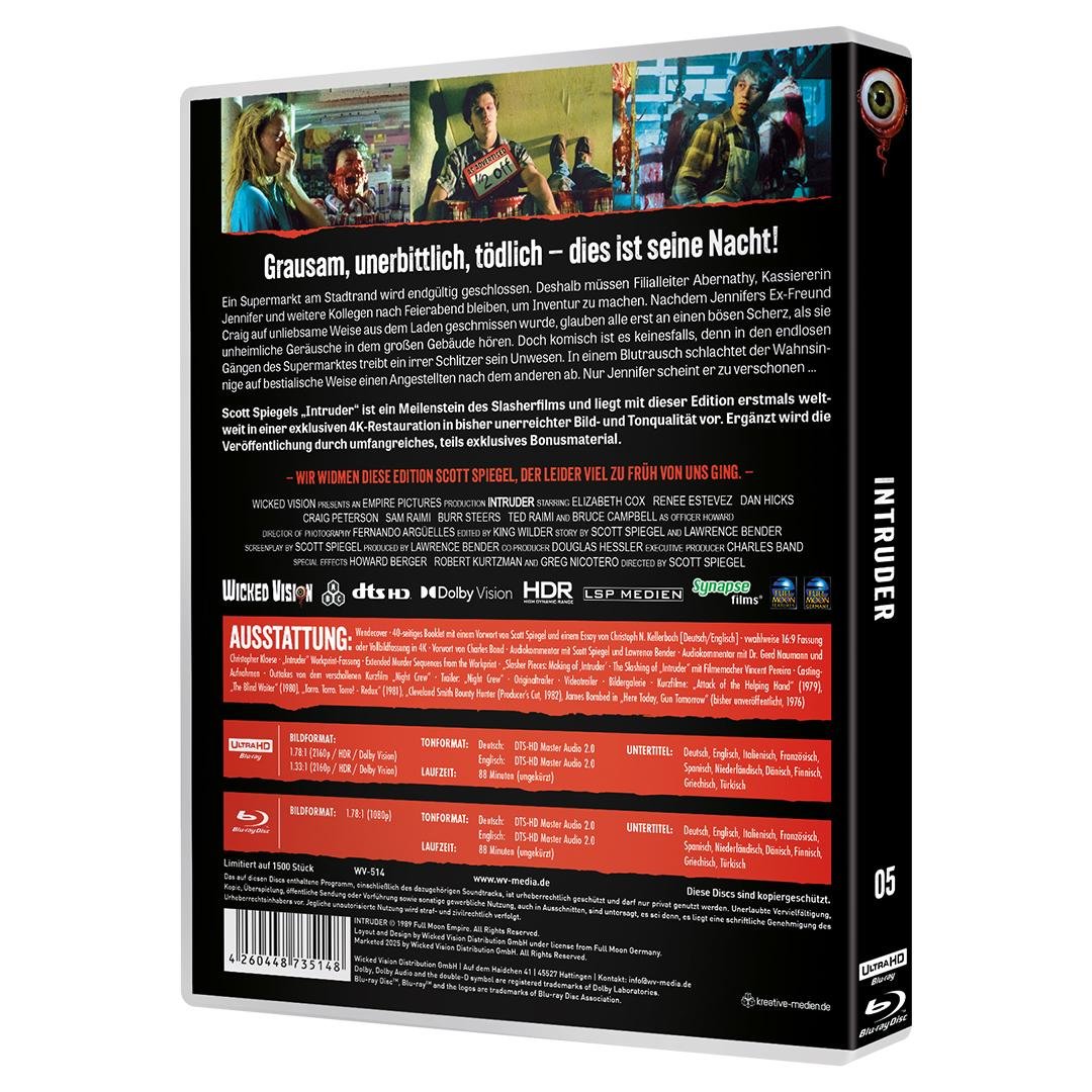Intruder - Uncut Thrill Kill Collection  (4K Ultra HD+blu-ray)