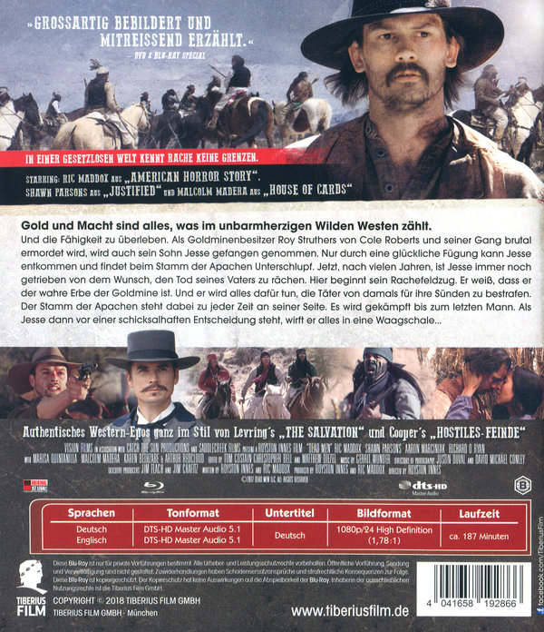 Dead Men - Das Gold der Apachen (blu-ray)