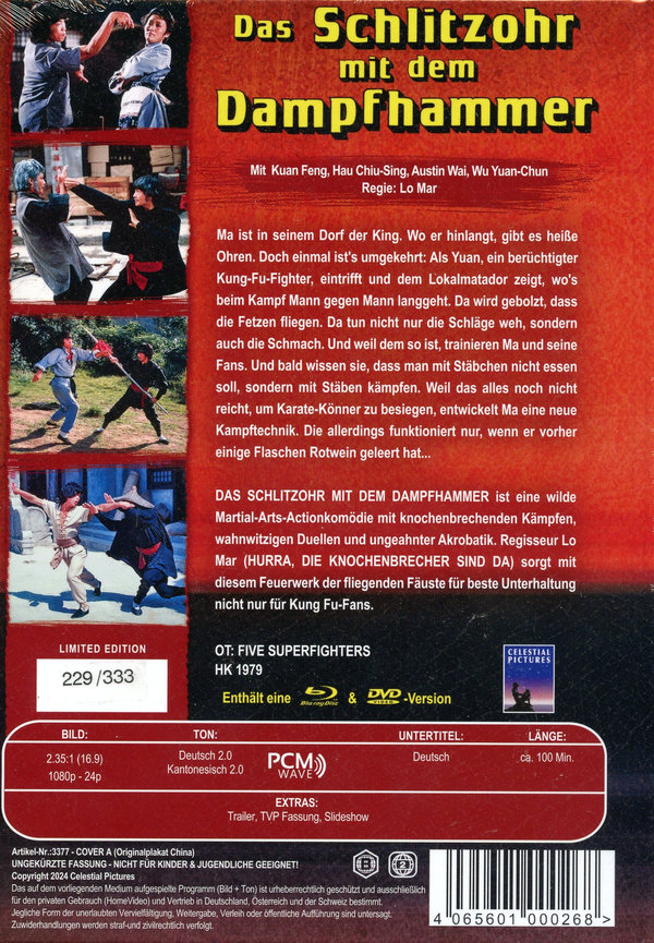 Das Schlitzohr mit dem Dampfhammer - Uncut Mediabook Edition  (DVD+blu-ray) (A)