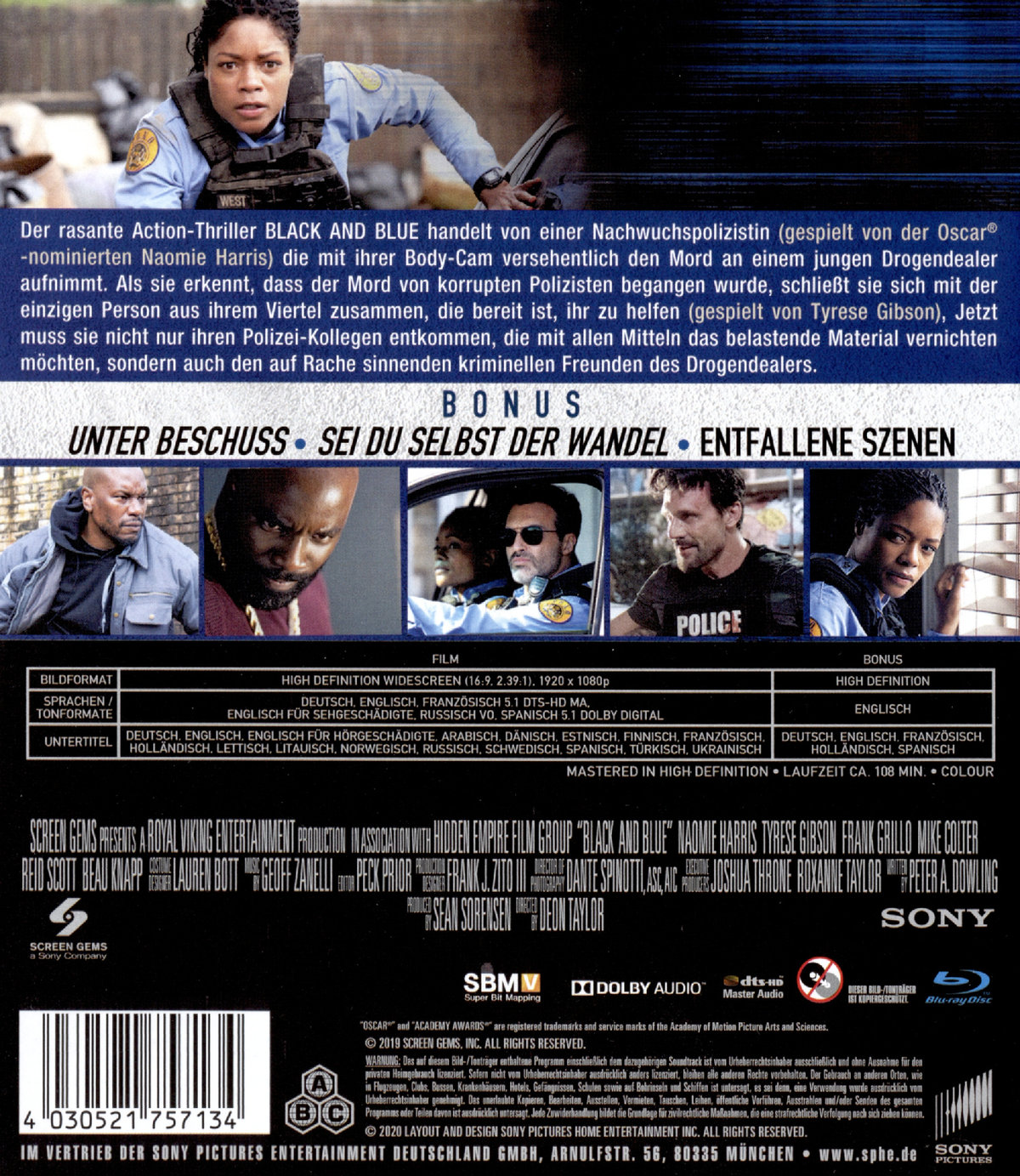 Black and Blue (blu-ray)