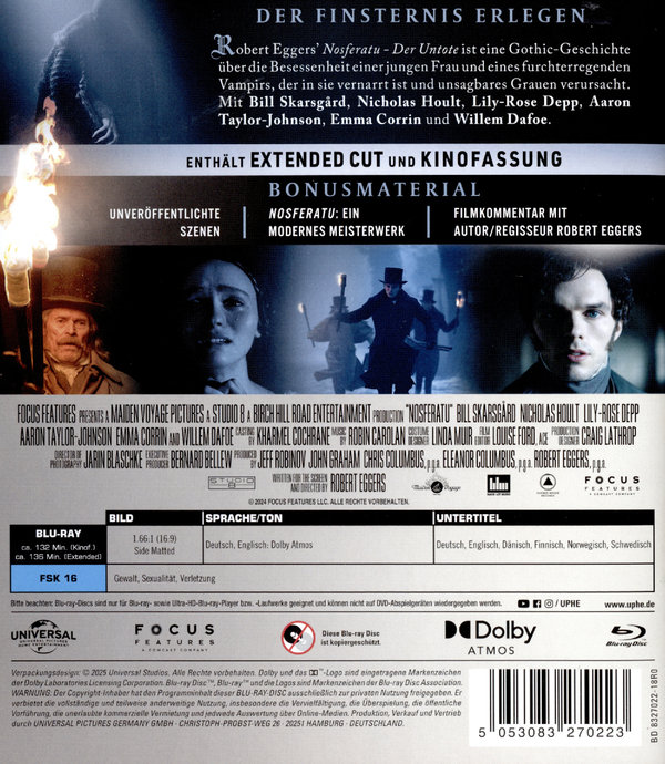 Nosferatu - Der Untote  (Blu-ray Disc) Nosferatu - Der Untote  (Blu-ray Disc)
