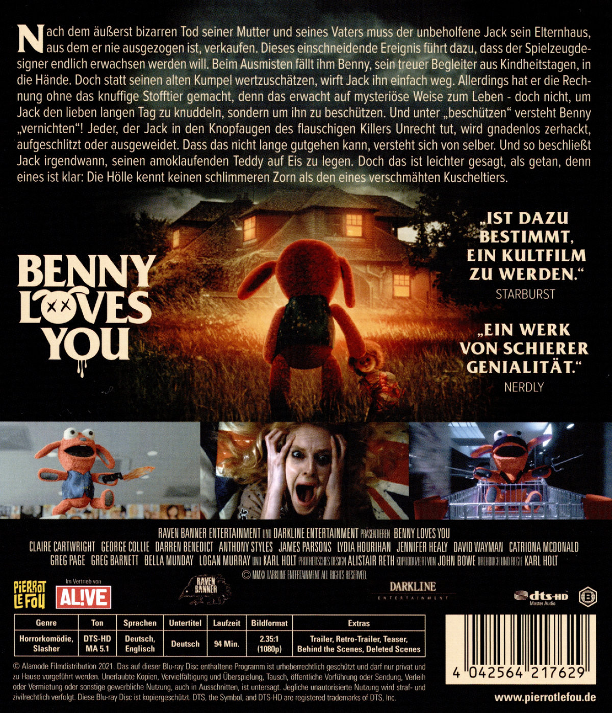 Benny Loves You - Uncut Edition (blu-ray)