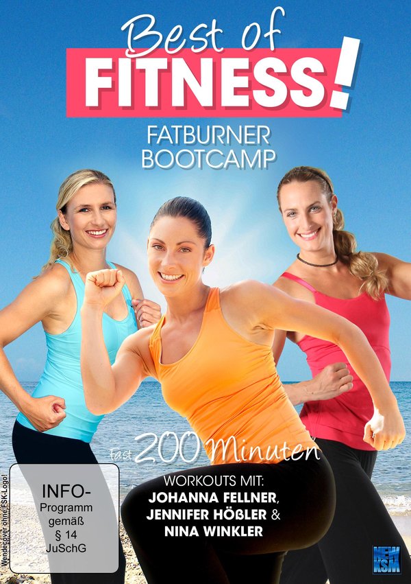 Best of Fitness - Fatburner Bootkamp - 3auf1 (Fellner, Winkler, Hößler)  (DVD)