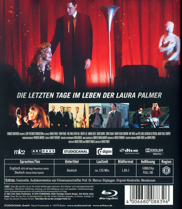 Twin Peaks - Der Film (blu-ray)